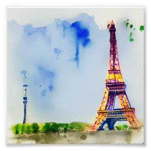 Paris-Eiffel Tower Photo Print
