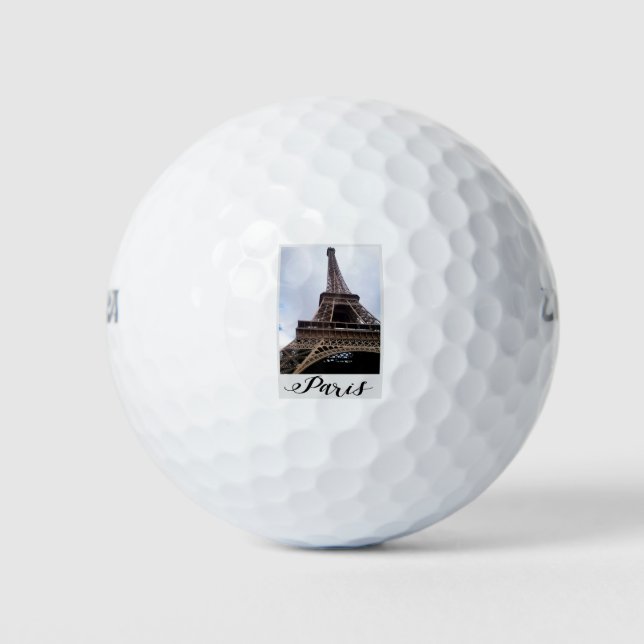 Paris Eiffel tower pictures! Golf Balls (Front)