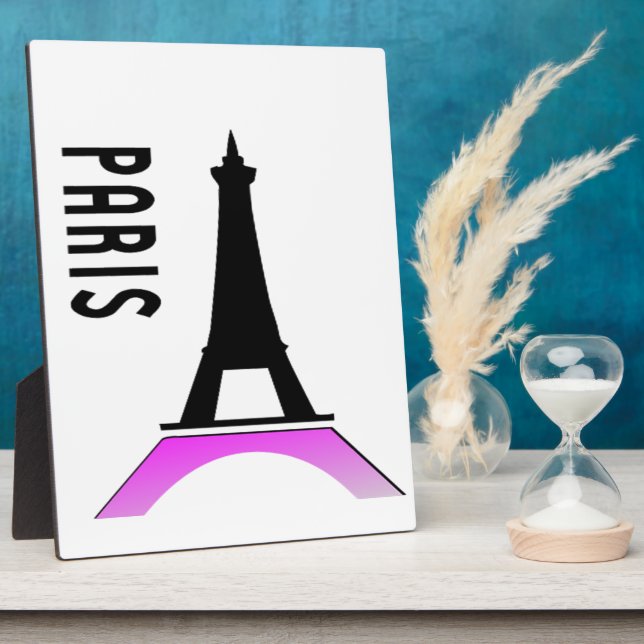 Paris Eiffel Tower Plaque (Side)