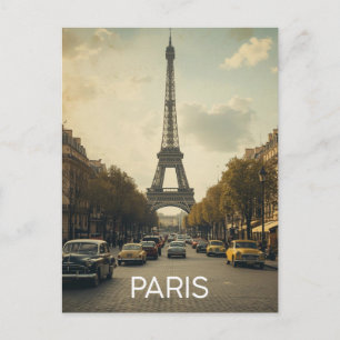 Paris Eiffel Tower Postcard
