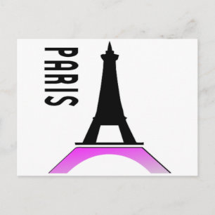 Paris Eiffel Tower Postcard