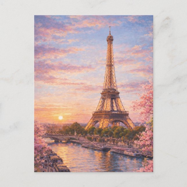 Paris - Eiffel Tower Postcard (Front)