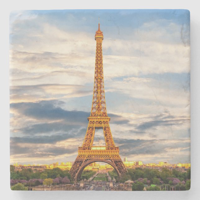 Paris / Eiffel tower Stone Coaster (Front)