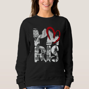 Paris Eiffel Tower Symbol Of Dear France Souvenir  Sweatshirt