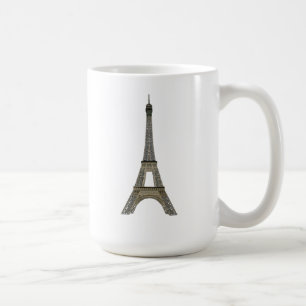 Paris: Eiffel Tower: Vector Drawing: Coffee Mug
