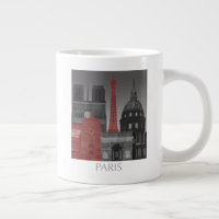 Paris Elevations by Night - Red