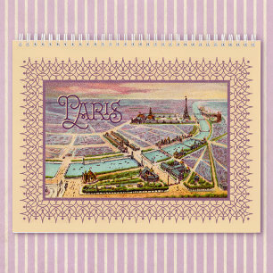 Paris Expo 1900 Spiral Notebook