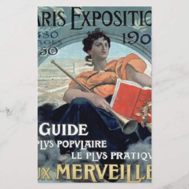 Paris Exposition 1902 BC Stationery (Front)