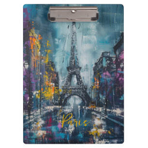 Paris Fashion Night Clipboard
