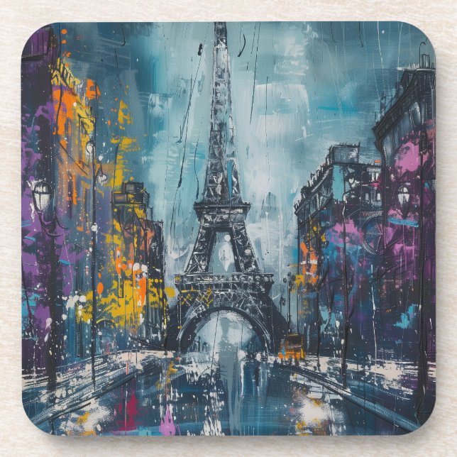 Paris Fashion Night Coaster (Front)