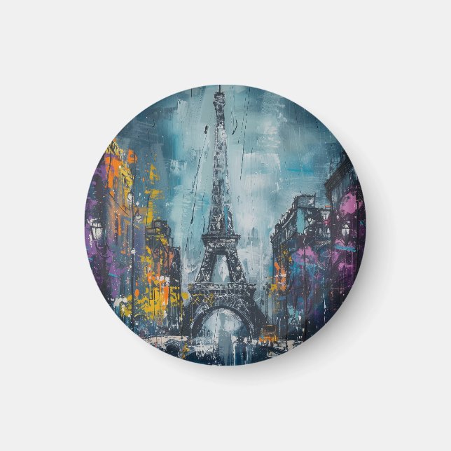 Paris Fashion Night Magnet (Front)
