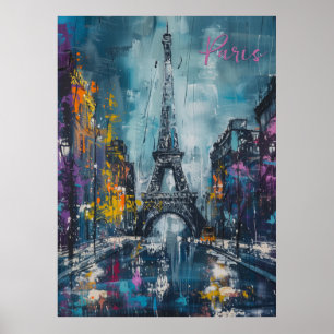 Paris Fashion Night Poster