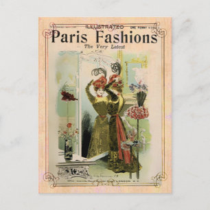 Paris Fashions 2- Postcard / Invitation / RSVP
