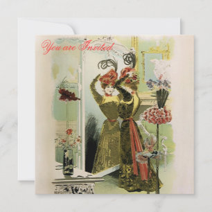 Paris Fashions ~  Invitations / RSVP #18