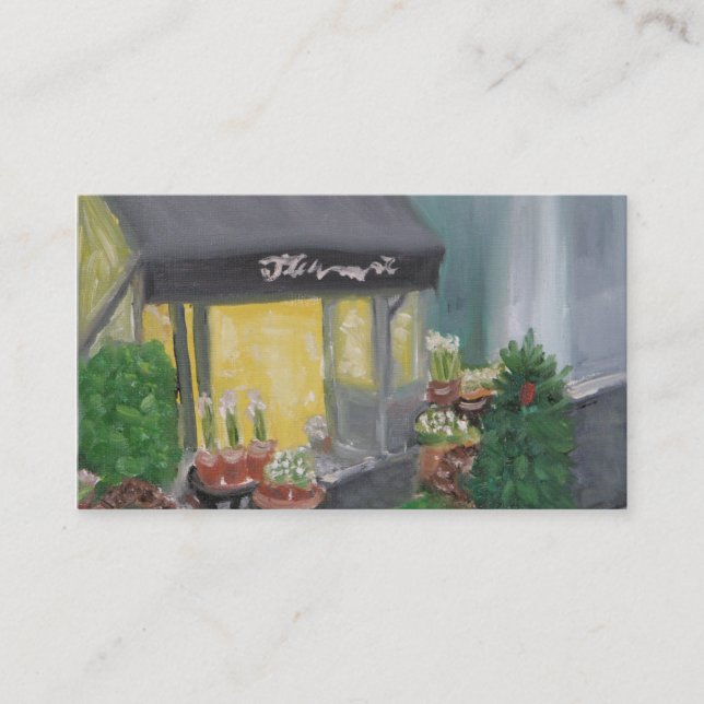 PARIS FLOWER SHOP BUSINESS CARD (Front)