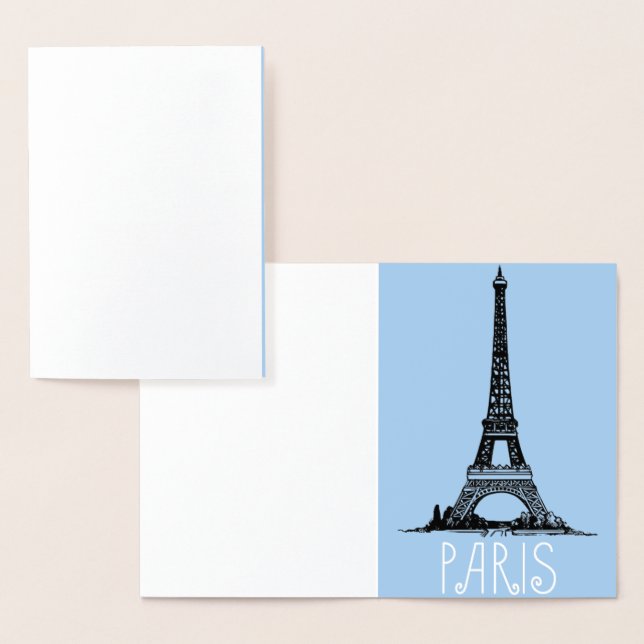 Paris Foil Card (Display)