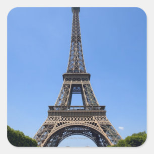 Paris, France 3 Square Sticker