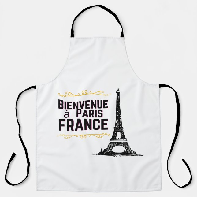 PARIS FRANCE  APRON (Front)