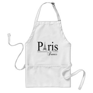 Paris France apron - choose style & colour