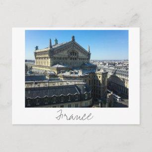 Paris France Architecture French Cityscape Postcard