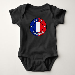 Paris France Baby Bodysuit
