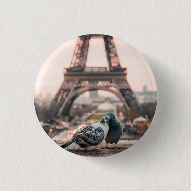 Paris, France button (Front)