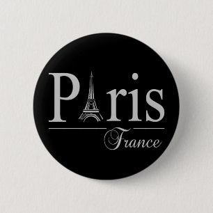 Paris France button