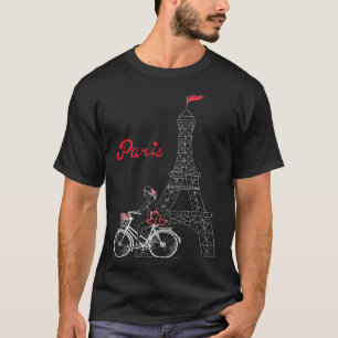 Paris France City of Love Eiffel Tower Europe T-Shirt