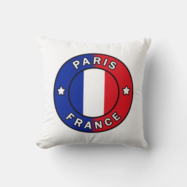 Paris France Cushion (Front)
