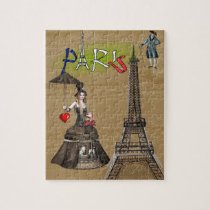 Paris France Decorative Jigsaw Puzzle