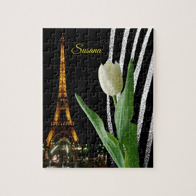 Paris France Decorative Jigsaw Puzzle (Vertical)