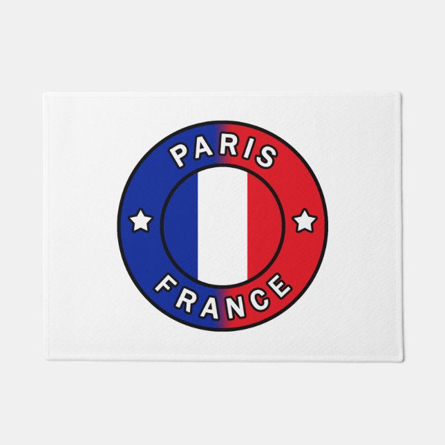 Paris France Doormat (Front)