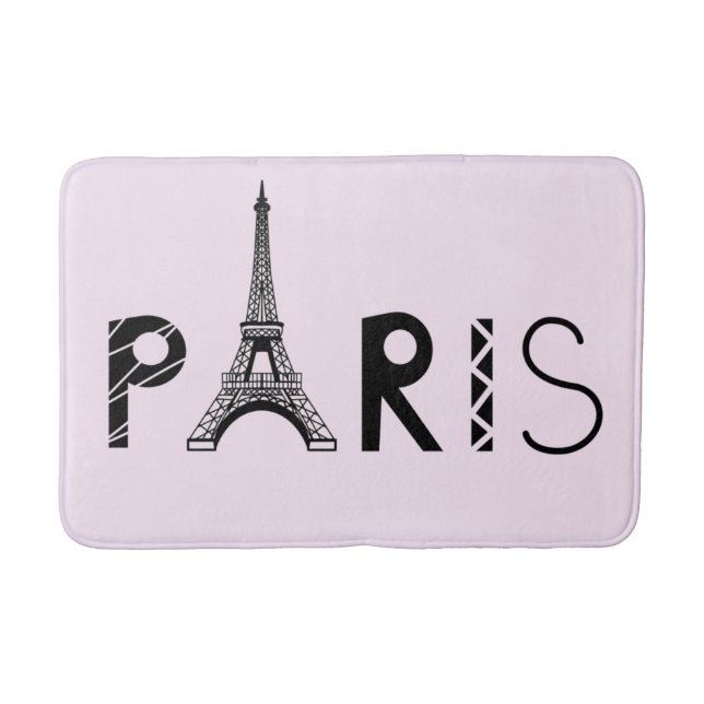 Paris, France | Eiffel Tower Bath Mat (Front)