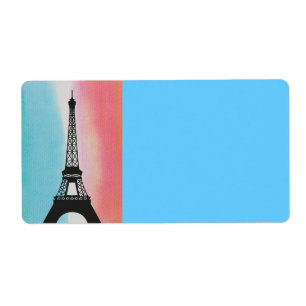 Paris France Eiffel Tower Birthday Party Peace