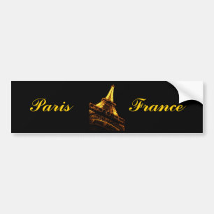 Paris, France, Eiffel Tower, Bumper Sticker