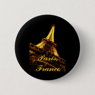 Paris, France, Eiffel Tower, Button