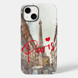 Paris France Eiffel Tower  Case-Mate iPhone 14 Case