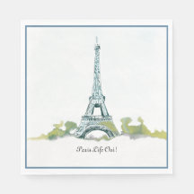 Paris France Eiffel Tower Colour Sketch |Paris Lif