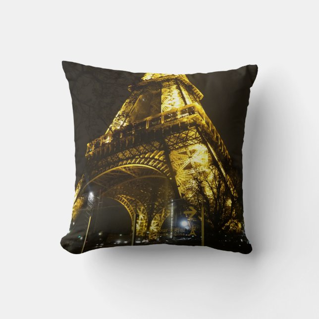 Paris. France. Eiffel  tower Cushion (Front)