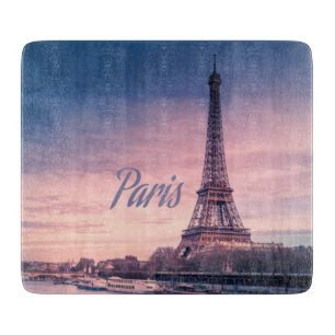 Paris France eiffel tower Cutting Board
