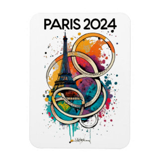 Paris France Eiffel Tower Gift  Magnet