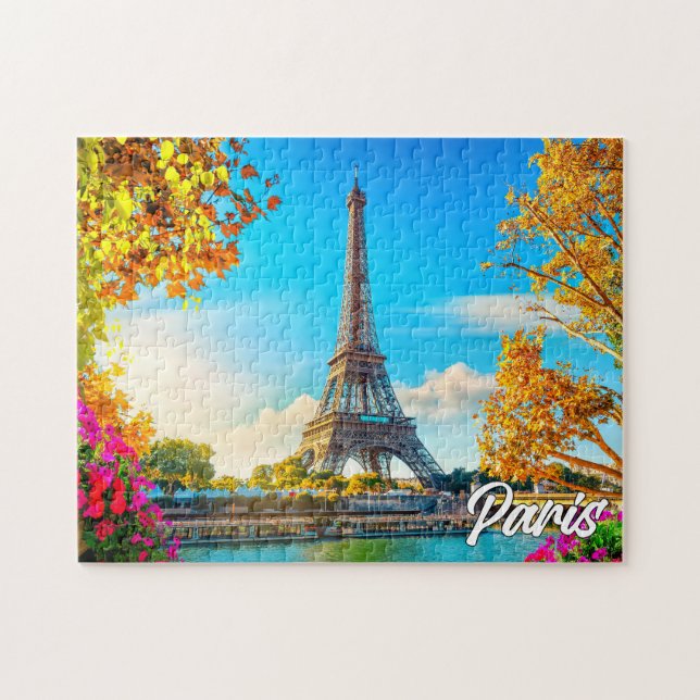 Paris, France | Eiffel Tower Jigsaw Puzzle (Horizontal)