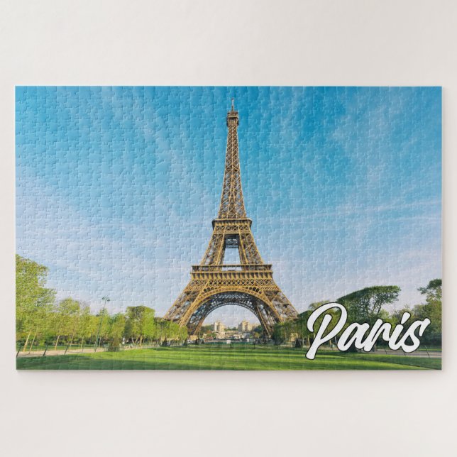 Paris, France | Eiffel Tower Jigsaw Puzzle (Horizontal)