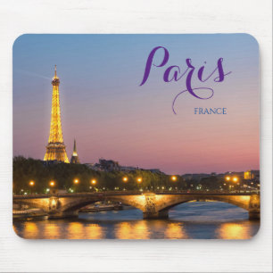 Paris France Eiffel Tower Mouse Pad
