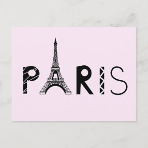 Paris, France   Eiffel Tower Postcard