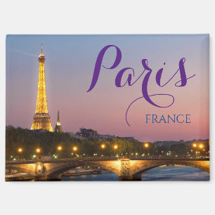 Paris France Eiffel Tower Travel Magnet