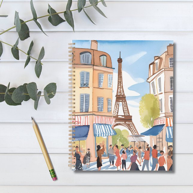 Paris France Eiffel Tower | Watercolor Europe Planner (Creator Uploaded)