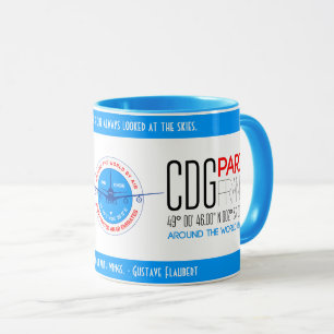 Paris, France elegant Mug