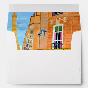 Paris, France Envelope