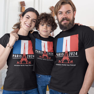 Paris France Family Vacation Souvenir T-Shirt